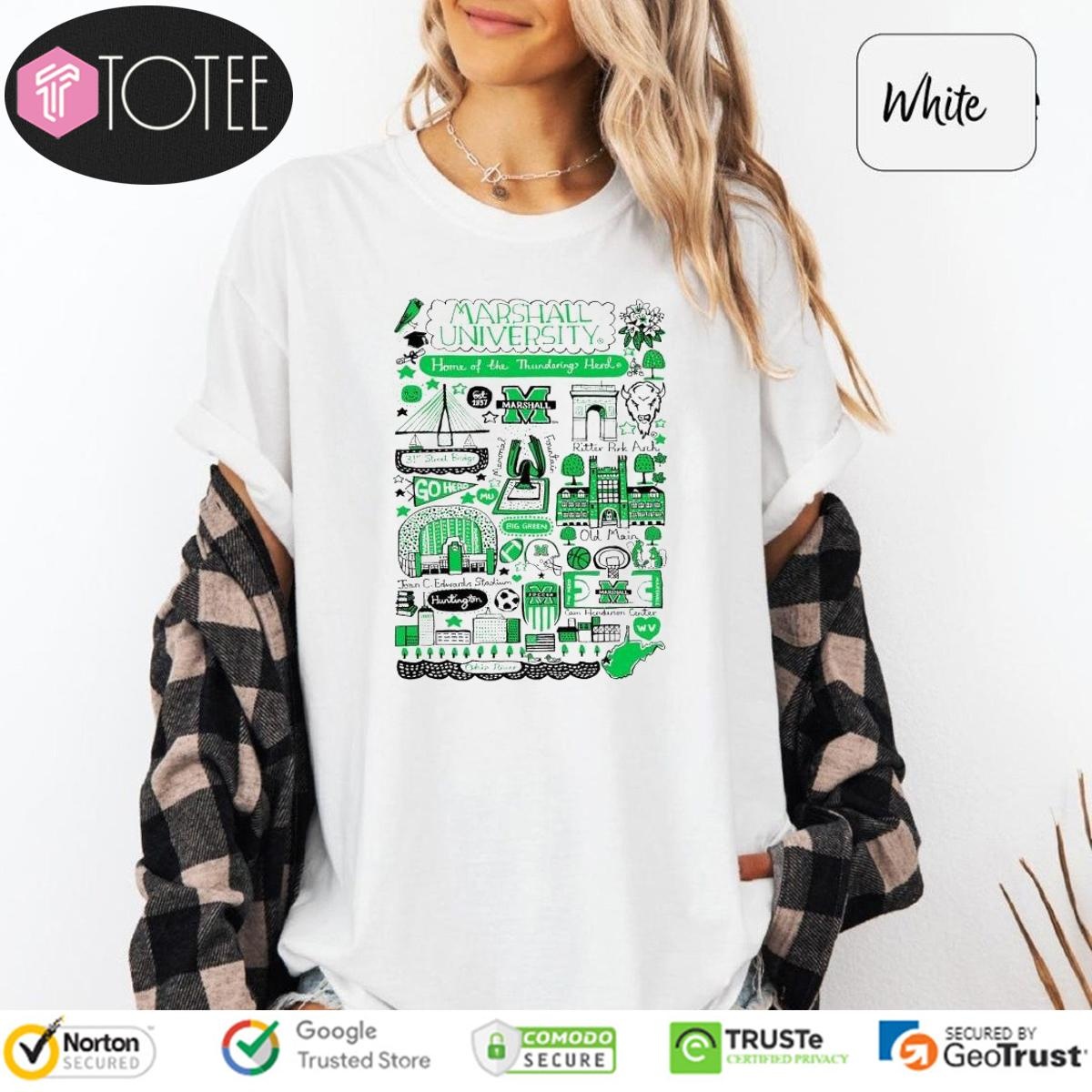 Marshall University Art Illustration T-shirt