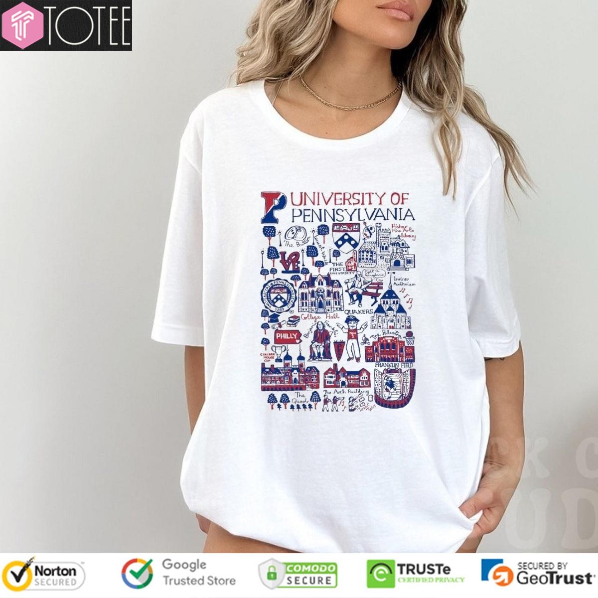 University Of Pennsylvania Art Illustration T-shirt