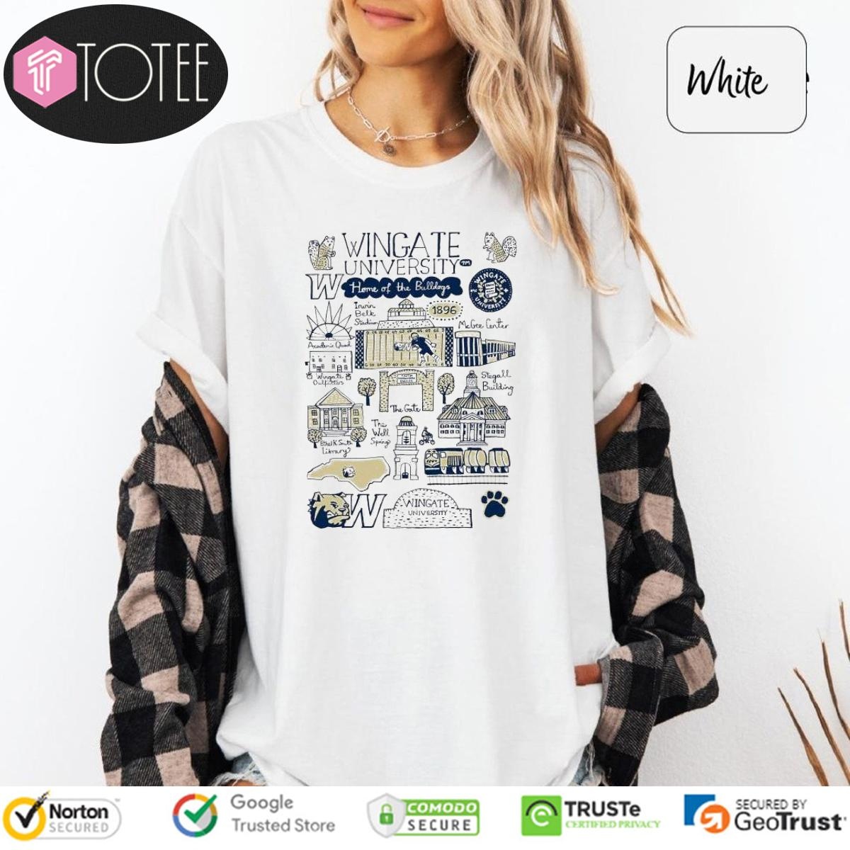 Wingate University Art Illustration T-shirt
