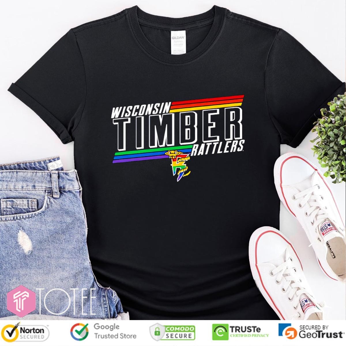Wisconsin Timber Rattlers Baseball Pride Night Lgbt T-shirt