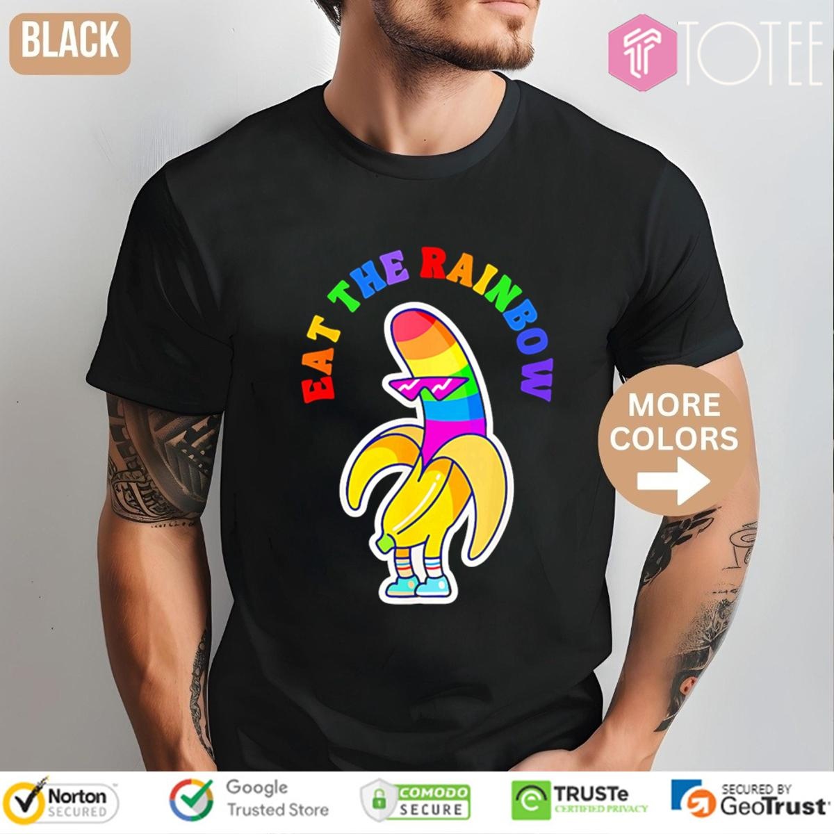 Banana Lgbt Pride Eat The Rainbow T-shirt