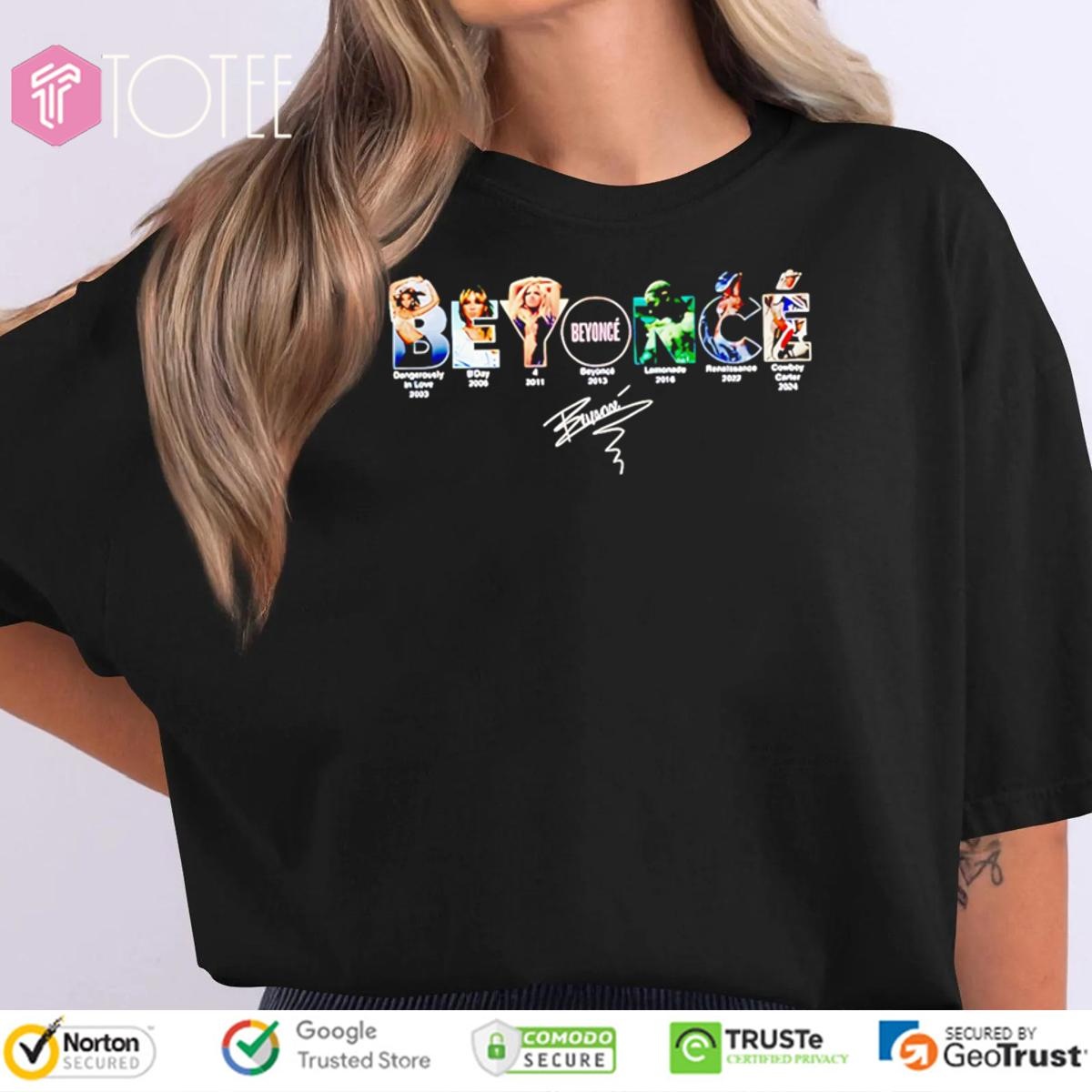 Beyonce Albums Signature T-shirt