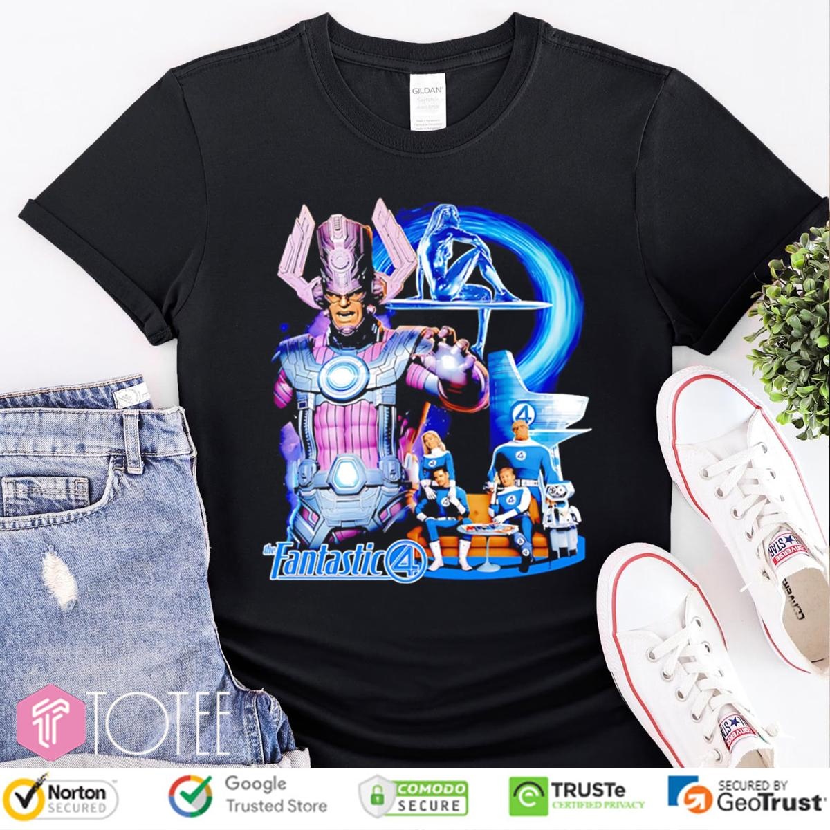 The Fantastic 4 Silver Surfer And Galactus T-shirt