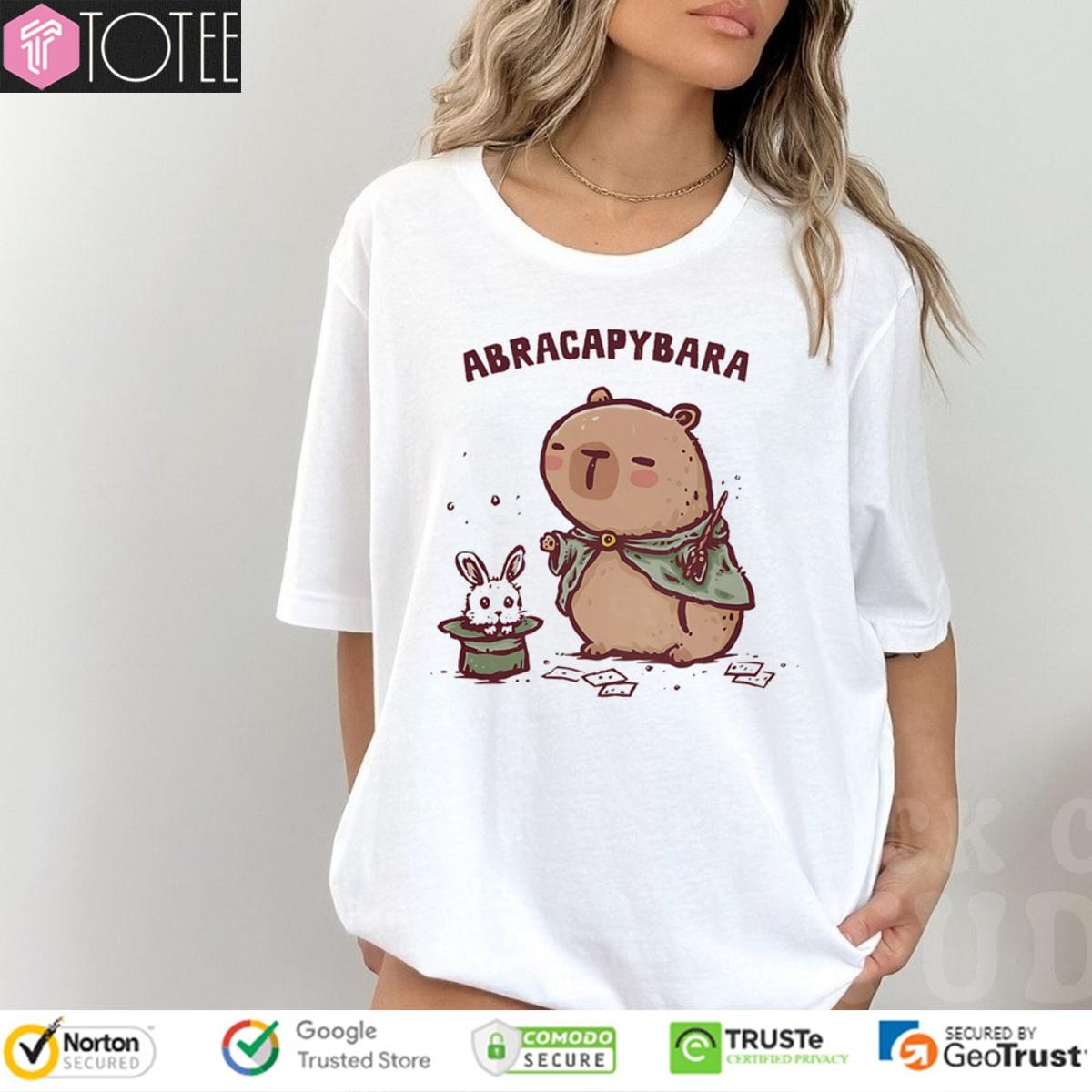 Abracapybara And Rabbit T-shirt