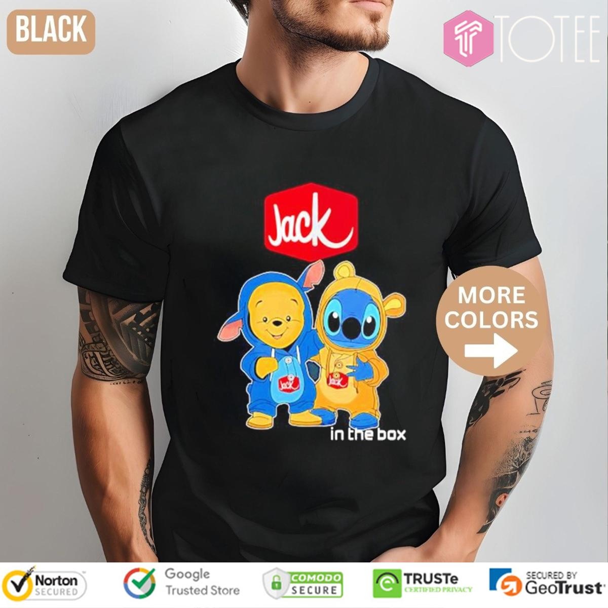 Pooh And Stitch Jack In The Box T-shirt